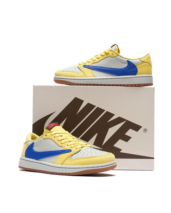 Air Jordan x Travis Scott WMNS 1 Low 'Canary' | DZ4137-700 Air Jordan x Travis Scott WMNS 1 Low 'Canary' | DZ4137-700